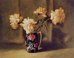 Peonies and Vase